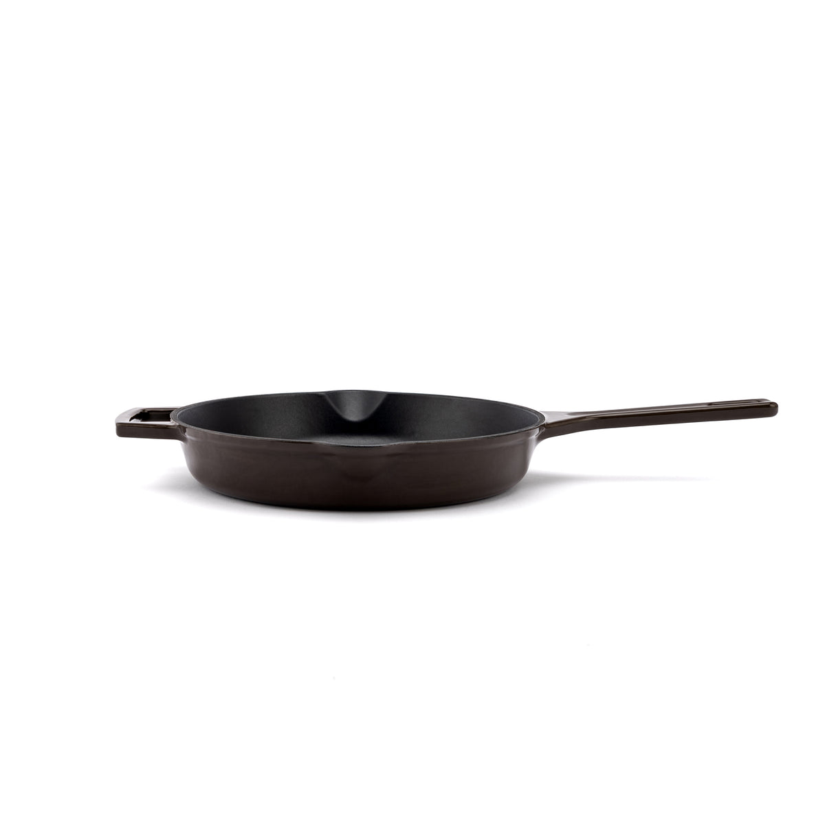 Zománcozott öntöttvas serpenyő Ember 26 cm barna