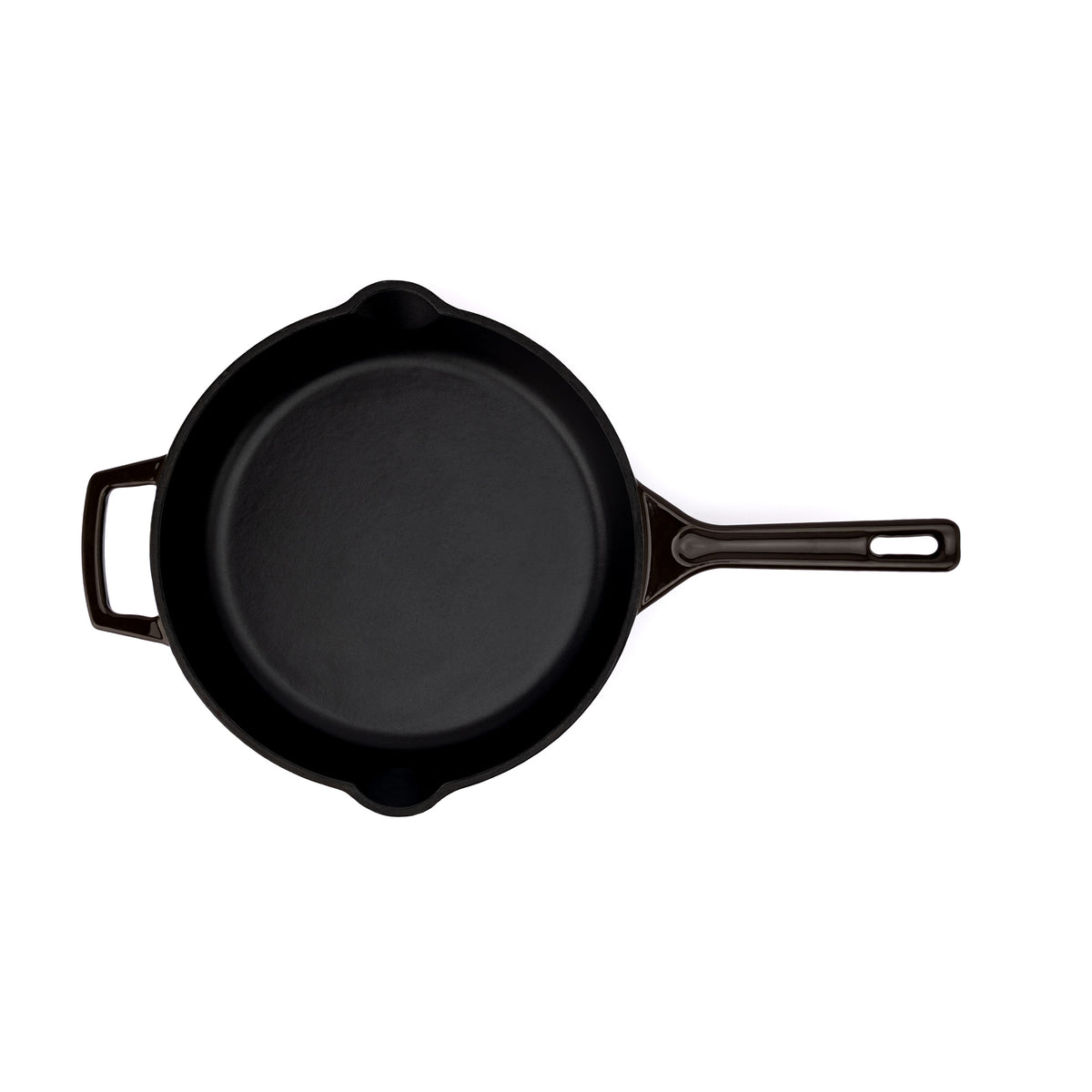 Zománcozott öntöttvas serpenyő Ember 26 cm barna