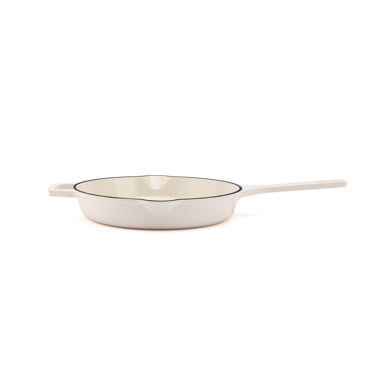 Smaltovaná litinová pánev Ember 26 cm - krémově bílá