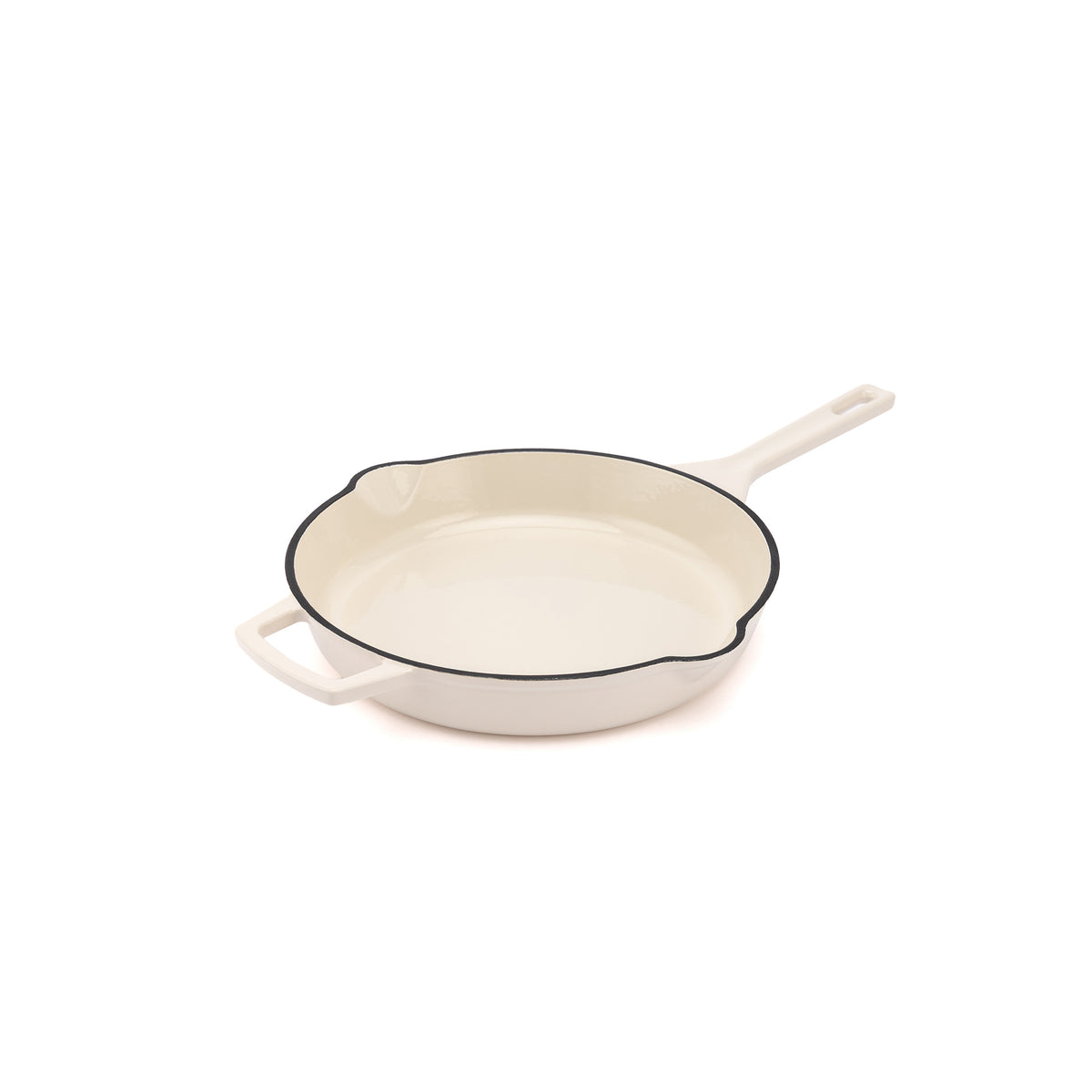 Smaltovaná litinová pánev Ember 26 cm - krémově bílá