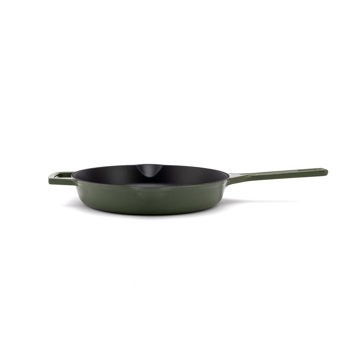 Smaltovaná litinová pánev Ember 26 cm - olivově zelená