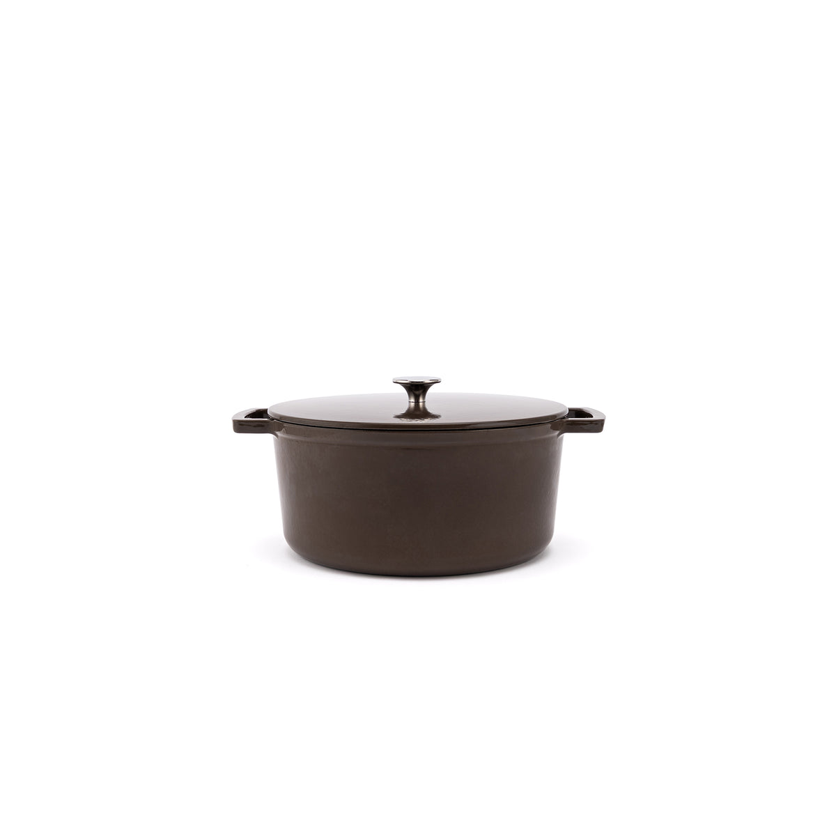 Zománcozott öntöttvas lábas Ember 24 cm barna