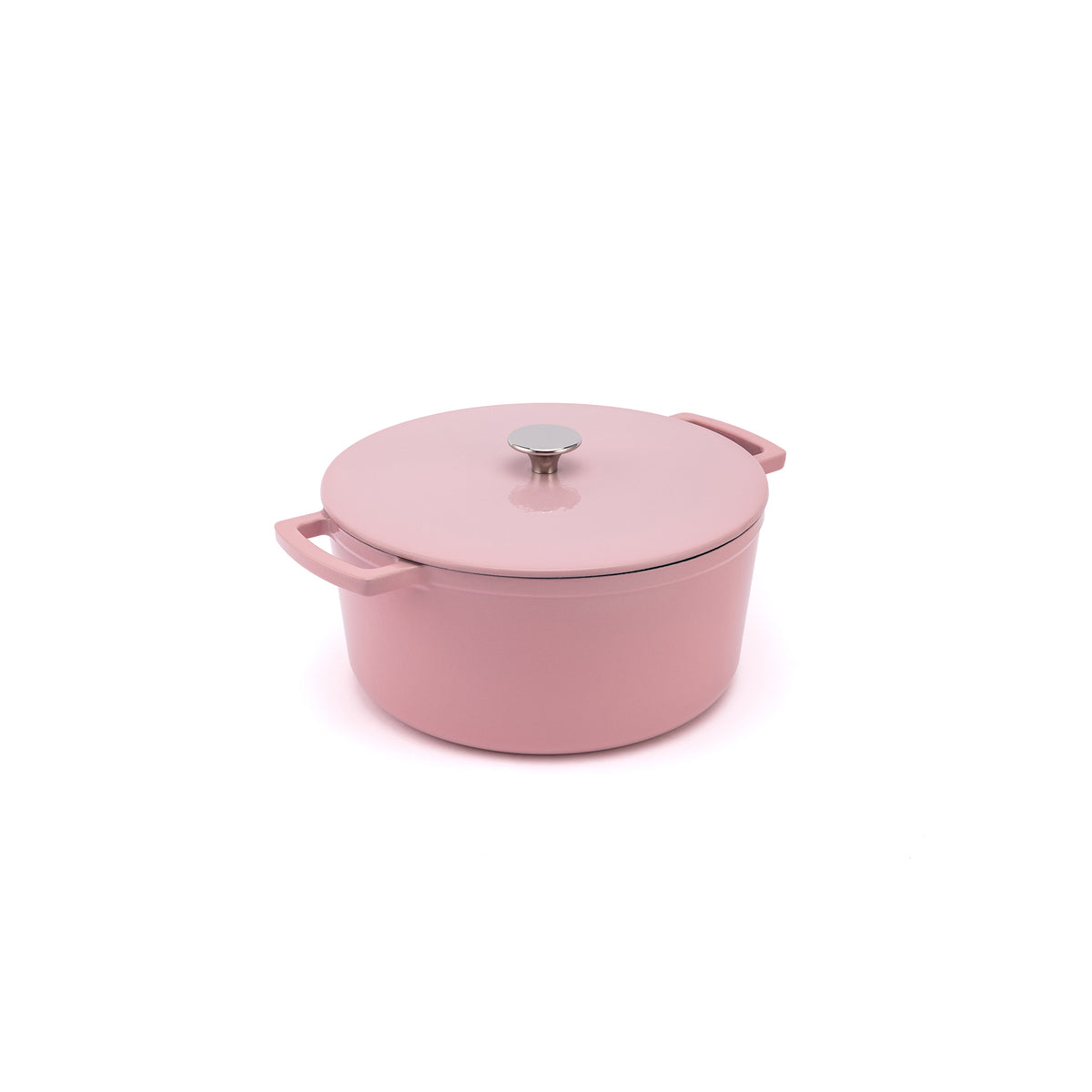 Zománcozott öntöttvas lábas Ember 24 cm rózsaszín