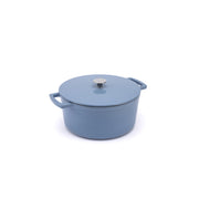 Zománcozott öntöttvas lábas Ember 24 cm kék