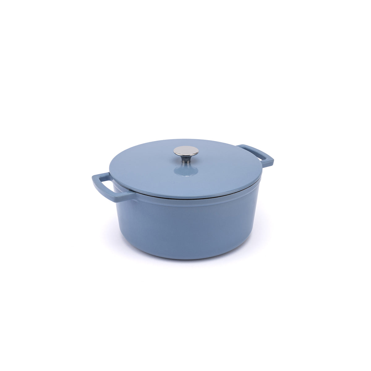 Zománcozott öntöttvas lábas Ember 24 cm kék
