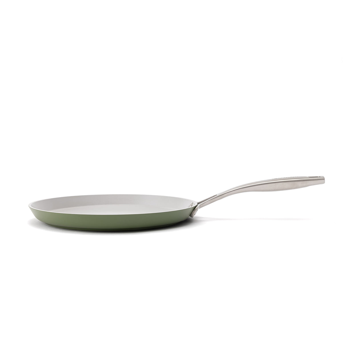 Tapadásmentes kerámia palacsintasütő Zen Ø 26 cm – olívazöld