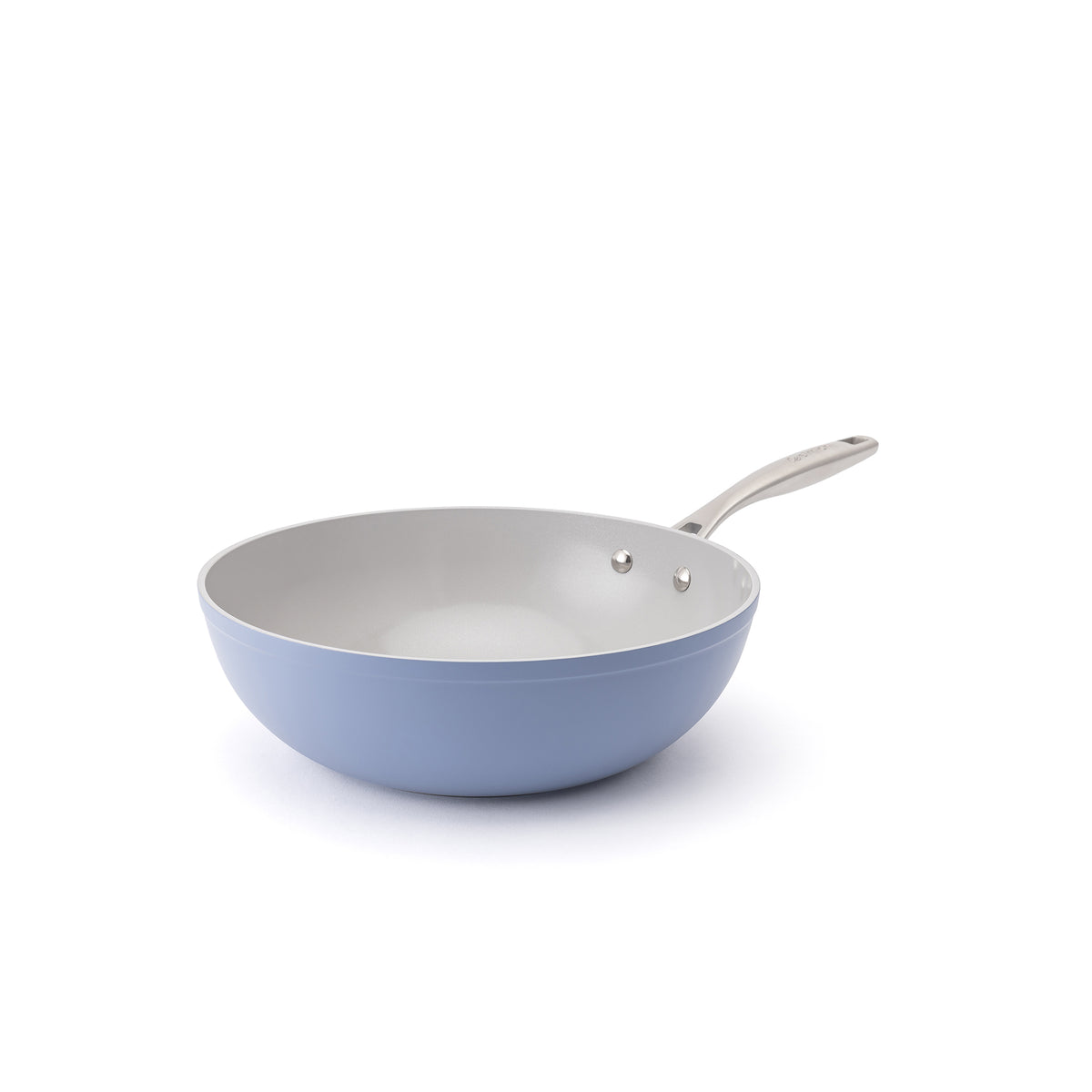 Tapadásmentes kerámia wok serpenyő Zen Ø 28 cm – kék