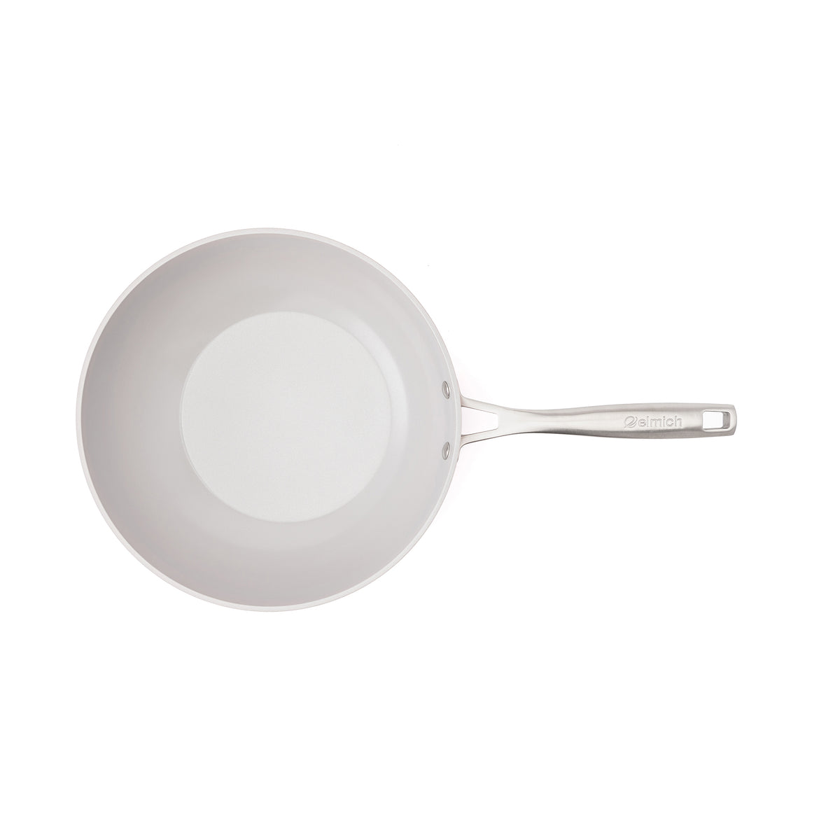 Tapadásmentes kerámia wok serpenyő Zen Ø 28 cm – barna