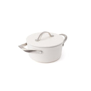 Tapadásmentes kerámia fazék Zen Ø 18 cm – krémfehér