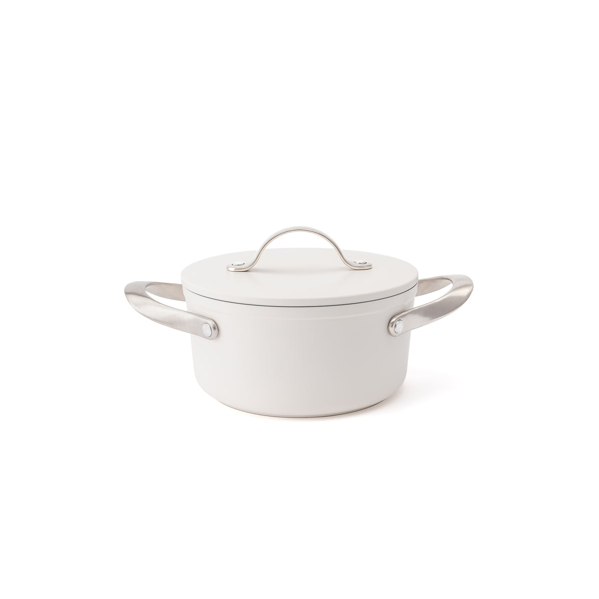 Tapadásmentes kerámia fazék Zen Ø 18 cm – krémfehér