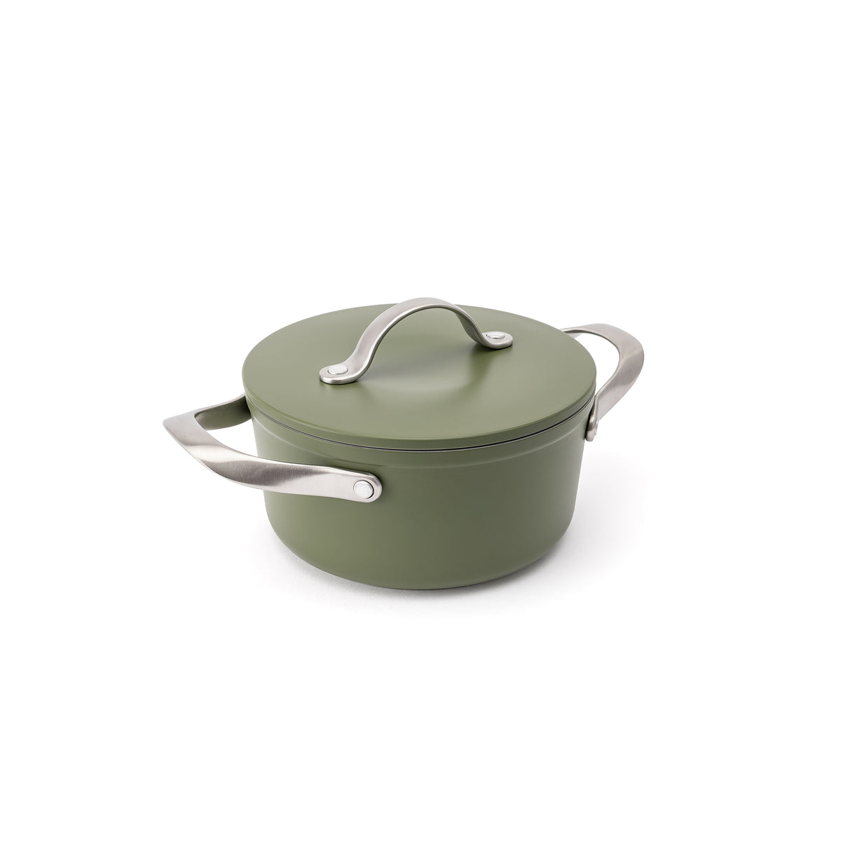 Tapadásmentes kerámia fazék Zen Ø 18 cm – olívazöld