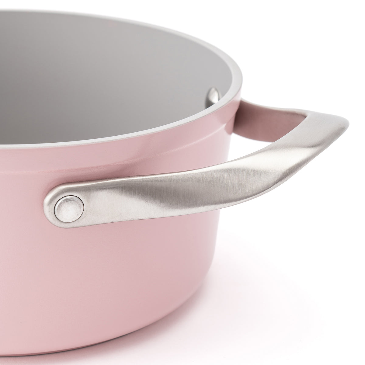 Nepřilnavý keramický hrnec Zen Ø 18 cm - růžová