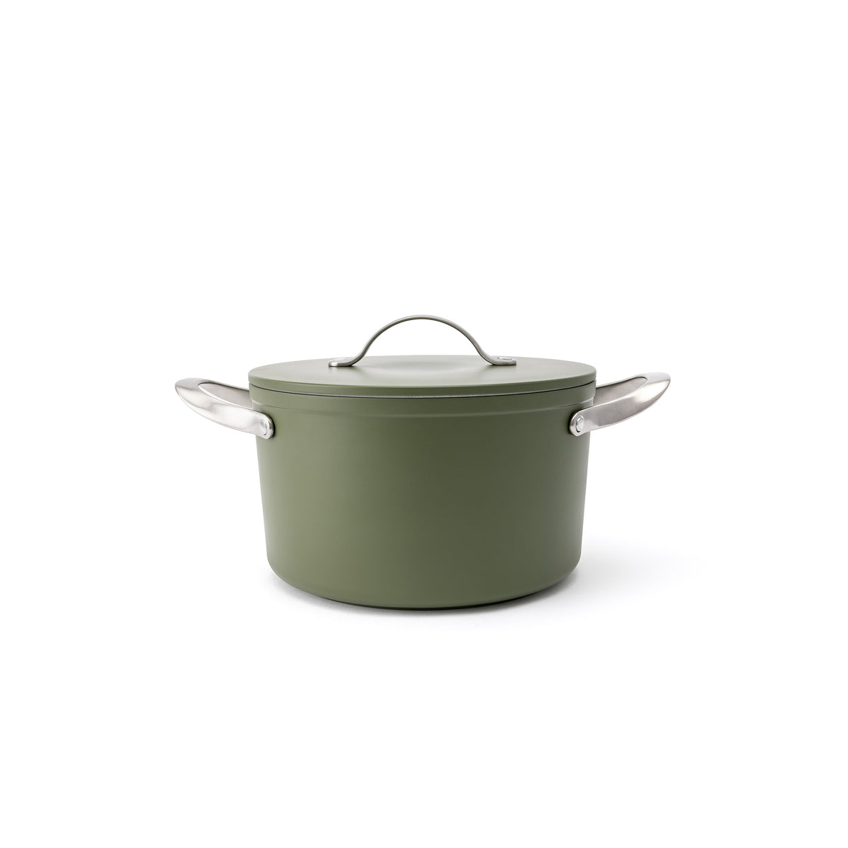 Tapadásmentes kerámia fazék Zen Ø 20 cm – olívazöld