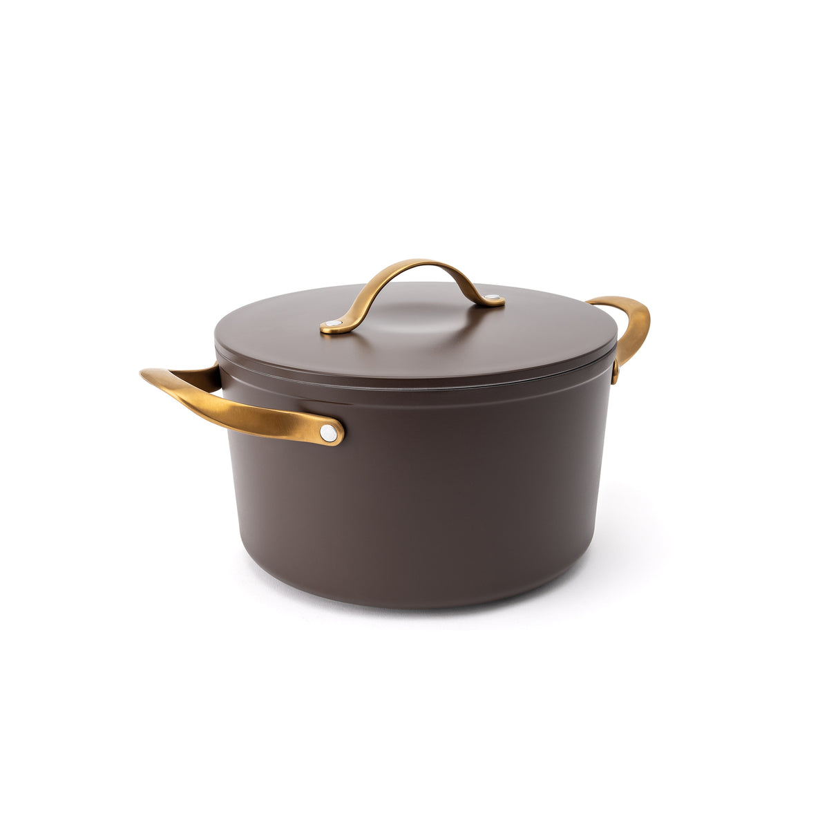Nepřilnavý keramický hrnec Zen Ø 24 cm - hnědo zlatá