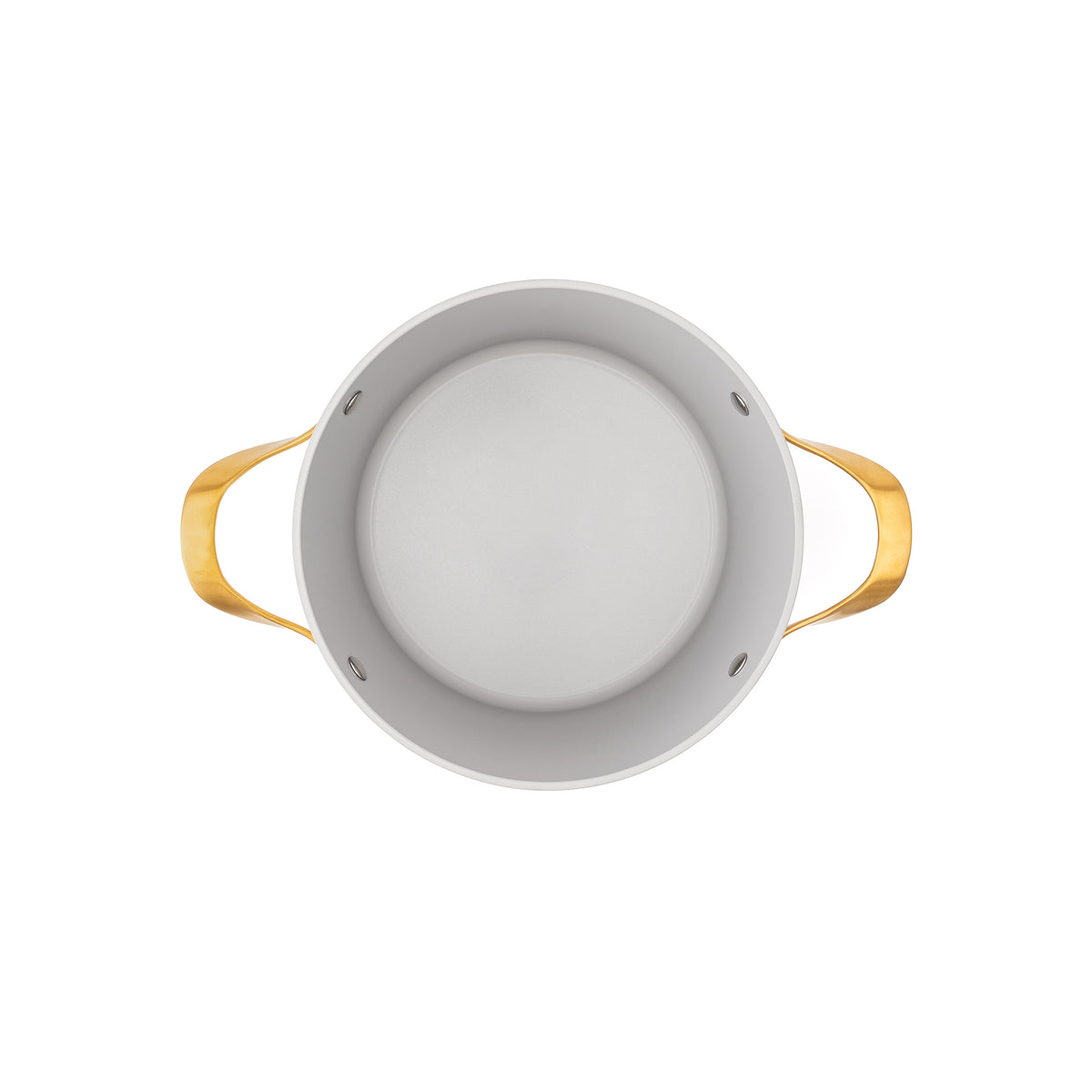 Tapadásmentes kerámiaedény Zen Ø 24 cm – krém-arany