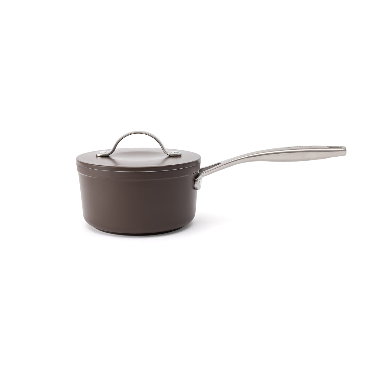 Nepřilnavý keramický rendlík Zen Ø 16 cm - hnědá