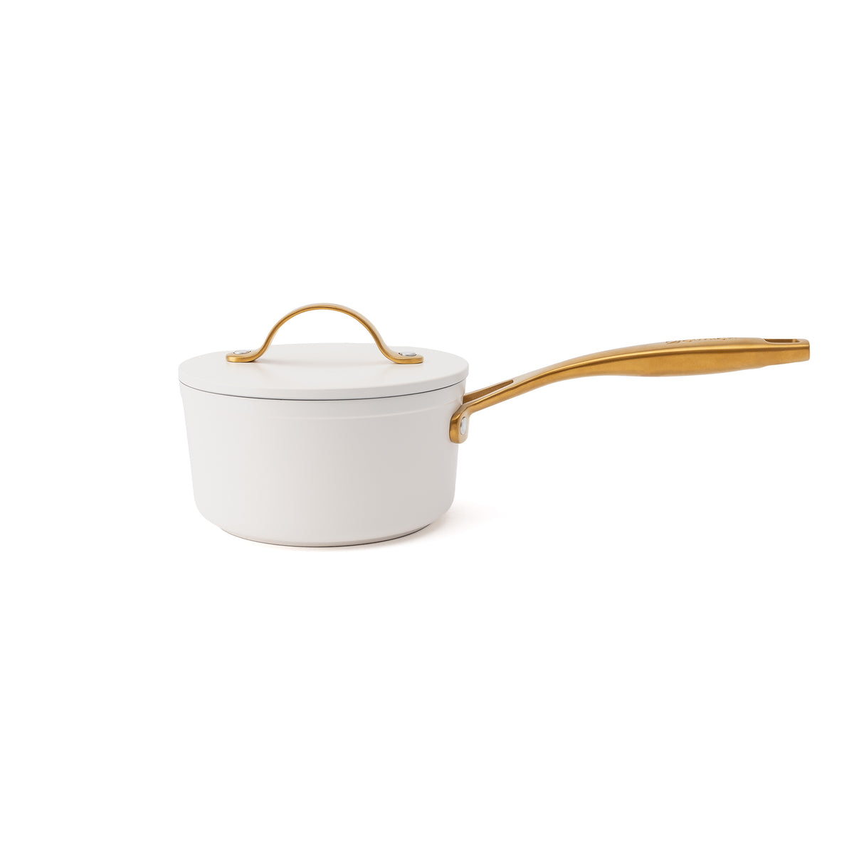 Tapadásmentes kerámia nyeles lábas Zen Ø 16 cm – krémarany