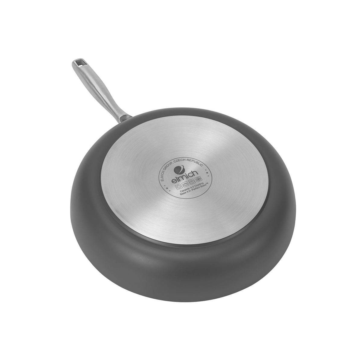 Nepřilnavá pánev Vital s keramickým povrchem Ø 26 cm tmavě šedá 26 cm / Tmavě šedá
