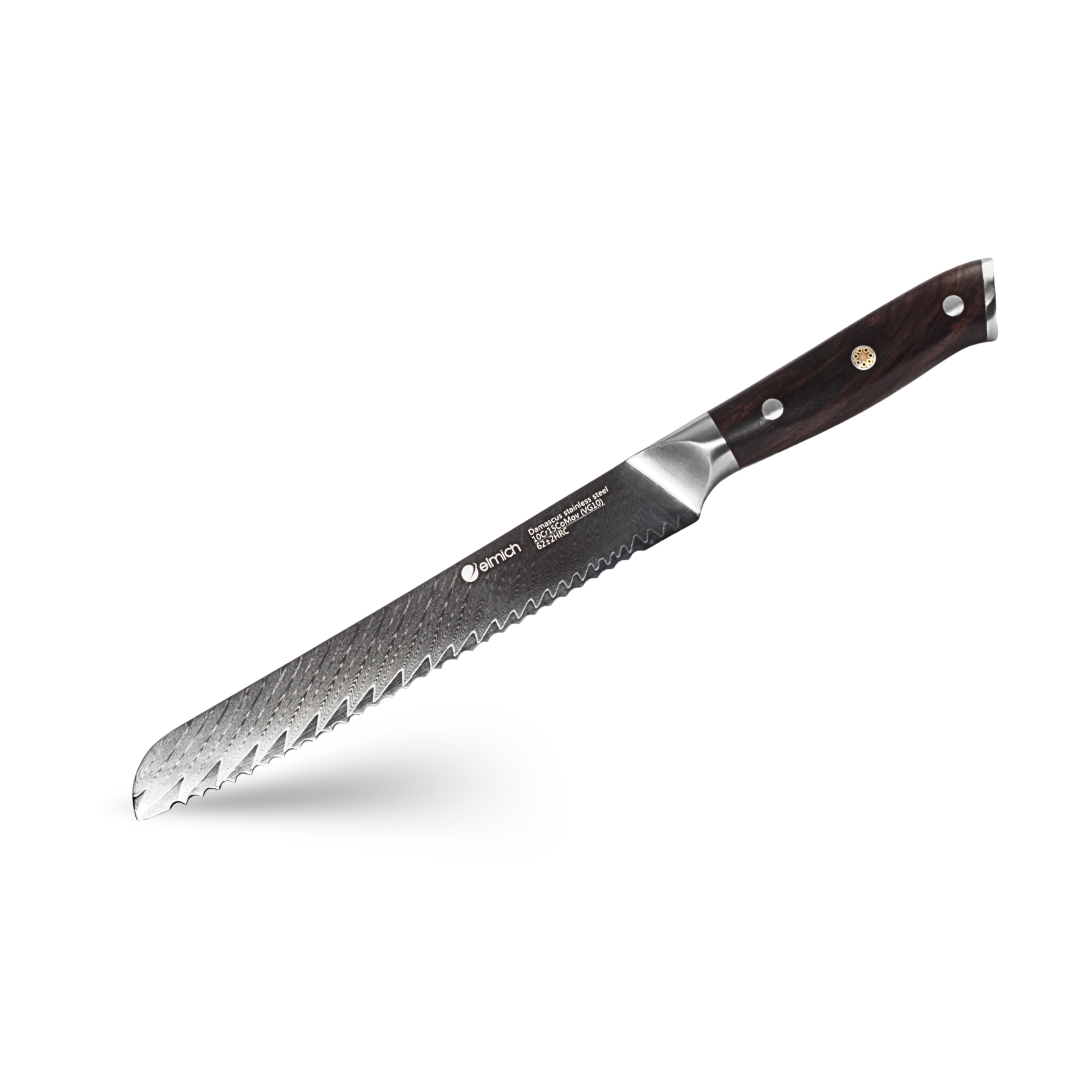 Nůž na pečivo z damaškové oceli 20 cm - Nože